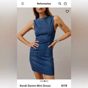 Reformation Jeans Dress size 4